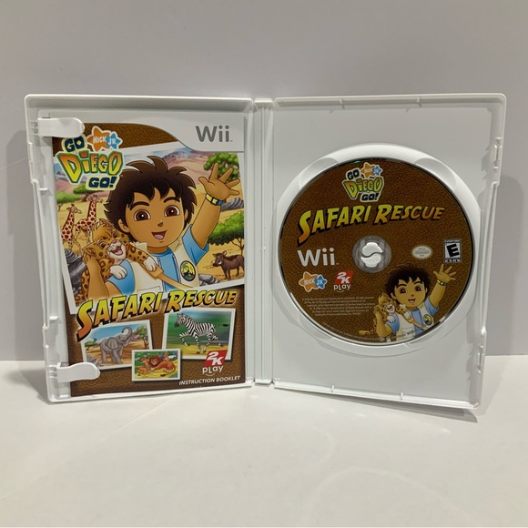 Go, Diego, Go Safari Rescue (Nintendo Wii, 2008) Action/Adventure Game w/Manual - Picture 4 of 5